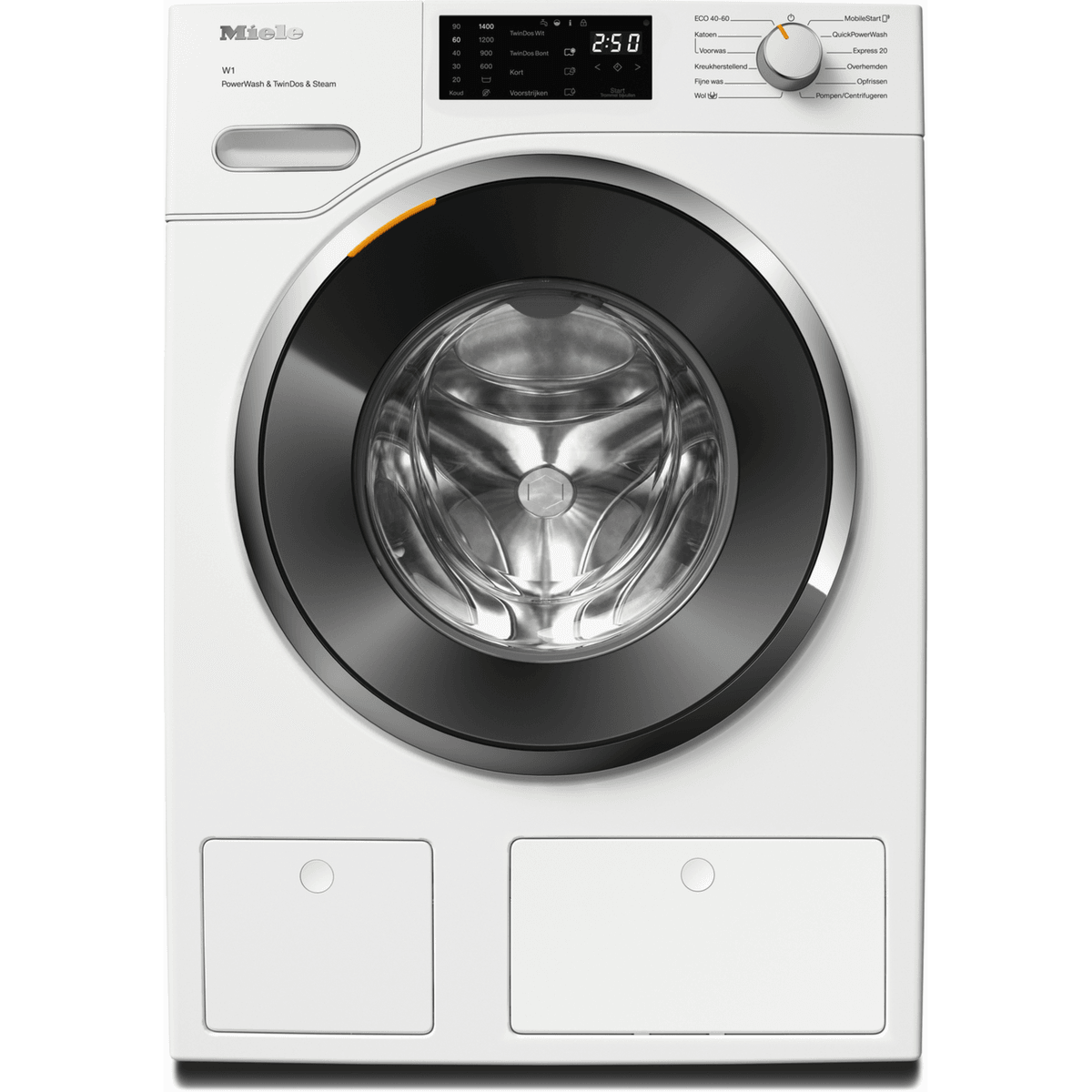 MIELE WWG 880 WCS PowerWash TwinDos - Wasmachine Voorlader - 9 kg - 1400 rpm - 72 dB - automatisch doseren — afbeelding 1