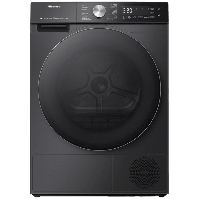 HISENSE DH5S102BB -  Warmtepompdroger - 10 kg - 64 dB - Energielabel C