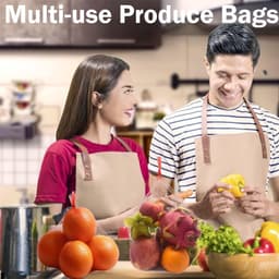 Herbruikbare Gaaszakken - Kookzakken Zeevruchten - Producten Koken - Hittebestendig Materiaal - 61 cm - Rood — thumbnail 4
