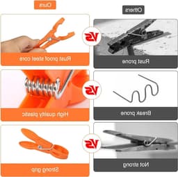 48-delige wasknijpers set met mand voor het ophangen van kleding, sokken en meer — thumbnail 4