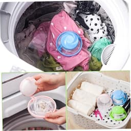 Huisdier Haarverwijderaar - Pluisvanger Wasmachine - Kleding Reinigen - Drijvend Ontwerp - 9 Stuks - Gemengde Kleuren — thumbnail 2