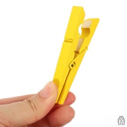 Dailygoods- Bamboe Wasknijpers 30 Stuks - Duurzaam Hout - Kleine Wasknijpers - Wasknijpermandje - Wasknijpers Kunststof - Lichtgewicht en Praktisch Ontwerp — thumbnail 3