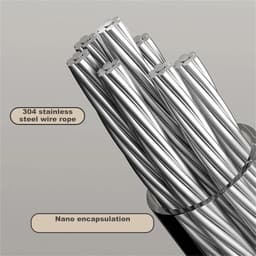 Intrekbare Waslijn - Kledingdroger Touw - Ruimtebesparend Drogen - Instelbare Lengte - 42 Meter Touw - Wit — thumbnail 5