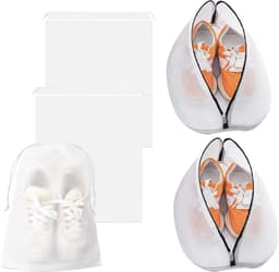 Schoenwasnet voor Sneakers en Sokken - 2 Stuks Met Rits voor de Wasmachine (24 x 24 x 42cm) - Ideaal voor Bescherming en Onderhoud van Schoenen — thumbnail 1