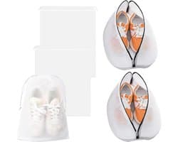 Schoenwasnet voor Sneakers en Sokken - 2 Stuks Met Rits voor de Wasmachine (24 x 24 x 42cm) - Ideaal voor Bescherming en Onderhoud van Schoenen
