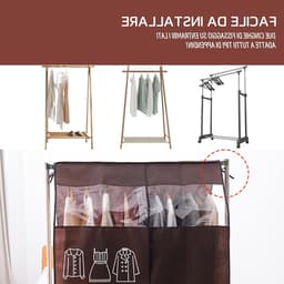 Kledingrekhoes 90 × 110 cm, Stofbescherming, Ademend, Vochtbestendig, Bescherming voor Kleding en Accessoires — thumbnail 2
