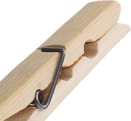 Houten Wasknijpers 6x1cm - 400 Stuks, Duurzame Kledingclips voor Kleding, Sokken en Creatieve Projecten — thumbnail 5