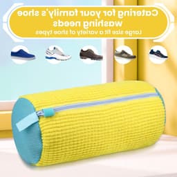 2 Stuks Herbruikbare Schoenwaszak voor Sneakers, Wasmachine, 360° Reiniging, Ideaal voor Wassen en Beschermen van Schoenen — thumbnail 3