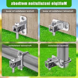 Grondanker voor Trampoline en Tent, 50 cm, Spiral, 4 Stuks, Geschikt voor Schommel, Carport en Tuinhek met Bevestigingsplaat en Ring — thumbnail 3