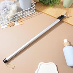 Kleding Droogpaal - Waslijnpool Intrekbaar - Kleding Drogen - Verstelbare Lengte - 125 cm - Zilver — thumbnail 5