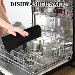 Wasmachine lekbak - Beschermmat apparaat - Voorkom waterschade - Antislip siliconen - 60 x 60 cm - Multicolor — thumbnail 3