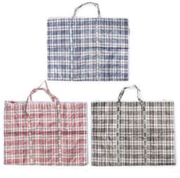 Dailygoods- Waszakken Jumbo - 3 Stuks - Sterk en Duurzaam - Opbergtas voor Kleding - Met Rits - Ideaal voor Verhuizen - Afmetingen 79x20x58,5 cm - Opbergzakken — thumbnail 2
