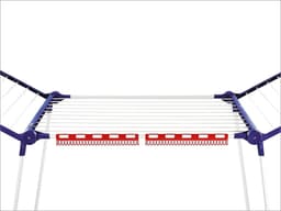Dailygoods- Droogrek Winddicht - 4 Stuks - Kunststof Hangers - Compact Formaat - Voor Sokken/Ondergoed - Optimale Luchtcirculatie - Wasrek — thumbnail 4