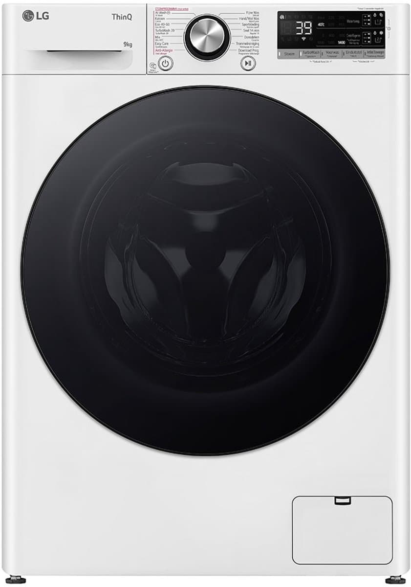 LG F4WR7009SYW wasmachine | 9 kg | 40% zuiniger dan A | Turbowash — afbeelding 1