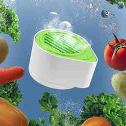 Fruit Wasser - Groente Reiniger - Gezond Eten - Automatisch Programma - 15.9 x 15.6 cm - Groen — thumbnail 2