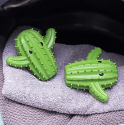 Kikkerland Wasdrogerballen - Set van 2 - In een cactus vorm — thumbnail 2