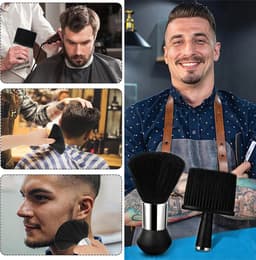 Professionele Haarverwijderingsborstel voor Nacken en Oren, 2 Stuks, Ideaal voor Kappers en Haarstylisten, Verwijdert Losse Haren Effectief — thumbnail 2
