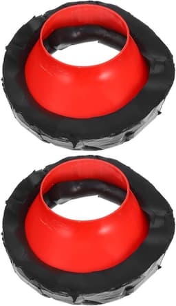 2 Stuks Toilet Voetpakking Spoelklep Ring Toilet Flensafdichting Rubberen Afdichting Pakkingen Potpakking Hardware — thumbnail 1