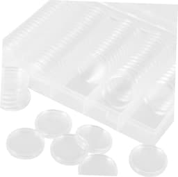 1set Muntenhouders Transparante Capsules Met Opbergdoos Voor Muntenverzameling Bescherming Van Collecties — thumbnail 4