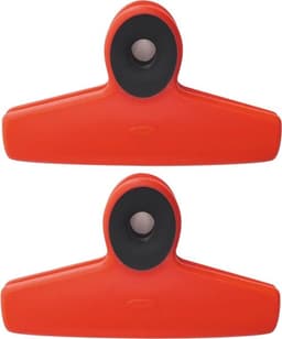 Zak Clips - Keuken Clips Plastic Clips - Zakken Sluiten - Brede Clips - 2 Stuks - Rood — thumbnail 3