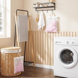 Kleine Wasnetjes voor Delicate Kleding - 4 Stuks, Duurzaam en Geschikt voor Ondergoed, Sokken en Babykleding - Ideaal voor de Wasmachine, 30x25cm en 82x70cm — thumbnail 4