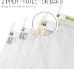 Herbruikbare Mesh Waszakken voor Delicate Kleding - 5 Stuks — thumbnail 3