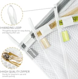 Herbruikbare Mesh Waszakken voor Delicate Kleding - 5 Stuks — thumbnail 4