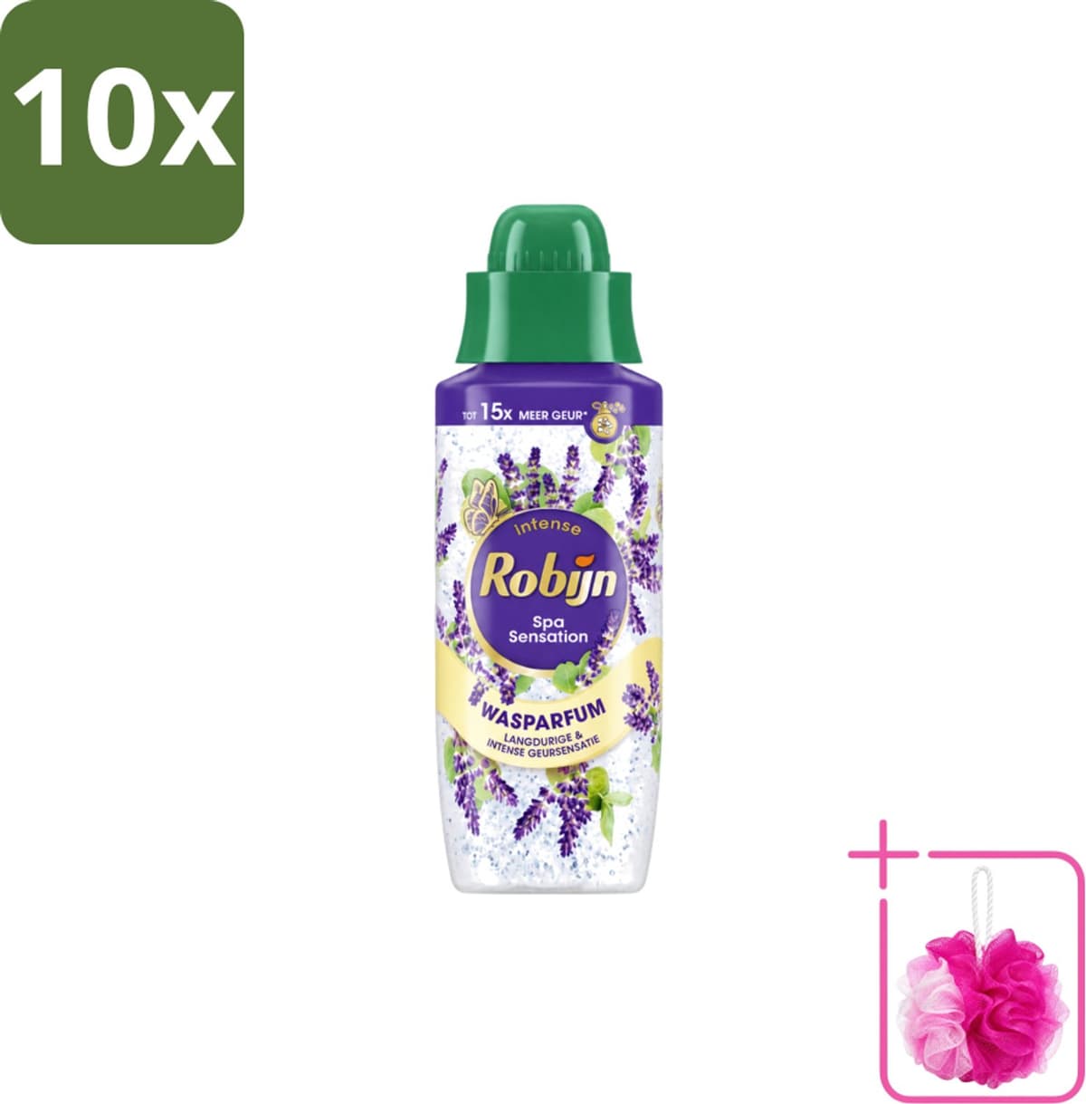 10 x Robijn – Wasparfum – Intense Spa Sensation – 342 ml - Bulkverpakking - Wasparfum - Douchemop - Geur — afbeelding 1