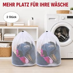 Wasnet voor Wasmachine - Groot - 50 x 60 cm - Stevig Polyester - Voor Grote Wasstukken — thumbnail 2