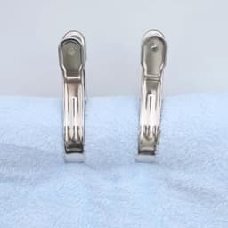 Waslijn Wasknijpers RVS 12 cm - Grote Roestvrij Stalen Knijpers voor Handdoeken en Voedselverzegeling — thumbnail 5