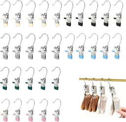 wasknijpers van roestvrij staal voor wasrekken – duurzaam – veelzijdig – compact – ideaal voor binnen en buiten – 10.5 x 2.3 cm – wasaccessoires – kledingbevestiging — thumbnail 1