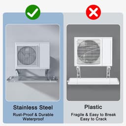 Lekbak RVS Condenswater Opvangbak voor Airco en Warmtepomp met Afvoerset — thumbnail 5