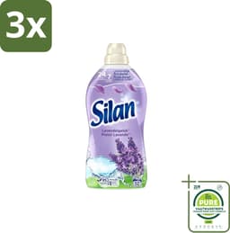 3 x Silan – Wasverzachter – Lavendelgeluk – 1144 ml - Grootverpakking - Wasverzachter - Wasverzachter Lavendel - Wasverzachter Voor Kleding - Wasverzachter Voor Textiel - Wasverzachter Voor Wasmachine — thumbnail 1