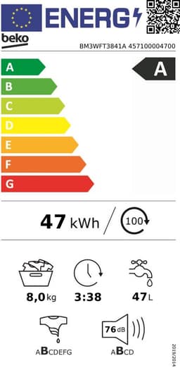 Beko BM3WFT3841A EnergySpin — thumbnail 2