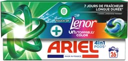 Ariel 4in1 Wasmiddel Pods +Touch Of Lenor Unstoppables Color - 4 x 26 Wasbeurten — thumbnail 2