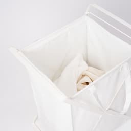 Yamazaki Wasmand met Uitneembare Waszak - Tower - Wit — thumbnail 4