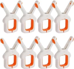 Strandlaken Clips - Wasserij Plastic Clip - Winddicht - Heldere Kleur - Kleding Pins - Grote Wasserij Plastic Clip - Geschikt voor Ligbedden - Familie Pack - Zwembad Handdoek Haringen. — thumbnail 1