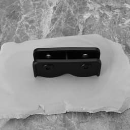 - Pop-up tuinhuisje connector - Vervangingsdeel - Rechthoekige beugel - Geschikt voor tenten - Zwarte connector 4 stuks, terrasparasol, tuinmeubilair - Tuinaccessoires — thumbnail 2