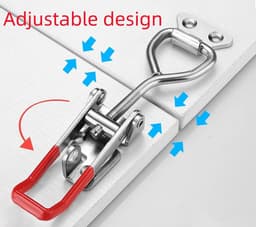Verstelbare verticale knijpers voor knieën, 4 stuks, handgereedschap, metalen levers, stevige klemmen, multifunctionele klemoplossingen — thumbnail 5