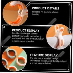 Plastic Wasknijpers - Ophangclips Kleding - Kleding Drogen Buiten - Dubbele Clip Ontwerp - 6 Stuks - Willekeurige Kleur — thumbnail 3