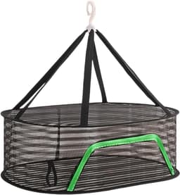 Droognet - Ventilatie Droger - Kleding Drogen - Opvouwbaar - 61 cm - Zwart — thumbnail 1