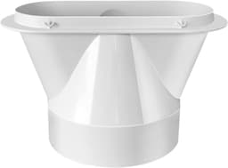Slangadapter Airconditioner - Afvoerslang Koppelstuk - Efficiënte Koeling - Plat Ontwerp - 13/15 cm - Wit — thumbnail 1