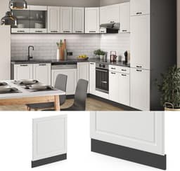 Vaatwasserpaneel - Keukenfront - Keuken Inrichten - In hoogte verstelbaar - 60 cm breed - Wit — thumbnail 2
