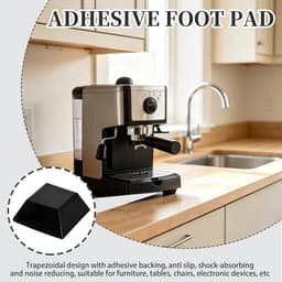 Rubberen voetjes 20 x 20 mm - zelfklevend - antislipbuffers - ideaal voor luidsprekers - ShopVlot — thumbnail 4