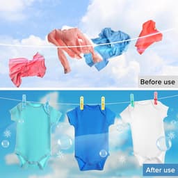 Wasknijpers,4 Kleuren Stevige Wasknijpers Zonder Opdruk Voor Waslijn,Kleine Plastic Klokken Zachte Grip Kleren Pegs Winddicht voor Waslijn of Droogrek — thumbnail 4
