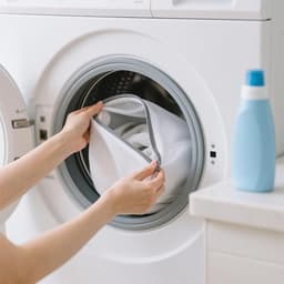 Waszakken, 60 x 80 cm met ritssluiting voor wasnetjes, speciaal ontworpen voor machinewas - perfect voor het beschermen van dekens, beddengoed, dekbedovertrekken en delicate — thumbnail 3