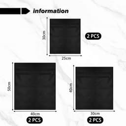 Set van 6 duurzame wasnetzakken met anti-vervorming, ideaal voor het beschermen van kleding in de wasmachine en het verlengen van de levensduur van textiel — thumbnail 2