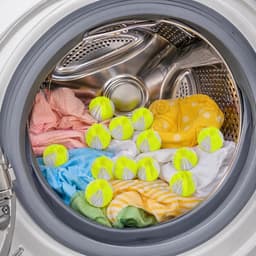 SnelShoppen - 16 stuks wasballen voor wasmachine, pluisballen, herbruikbaar, dierenhaarverwijderaar, nylon en PP, microvezel, ideaal voor kleding en k — thumbnail 4