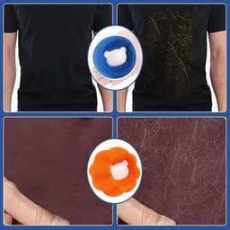 SnelShoppen - 12 Stuks Lint Ballen Wasmachine - Dierenharen Verwijderaar - Lint Ballen voor Wasmachine - Effectieve Haar Absorptie - Geschikt voor Kle — thumbnail 3