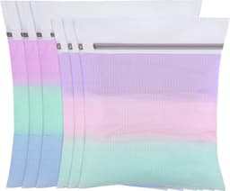SnelShoppen - 6 Stuks Wasnet voor Wasmachine - Waszak met Ritssluiting in 2 Maten - Perfect voor Overhemden, Truien, Mantels, Jeans, Ondergoed en Baby — thumbnail 1